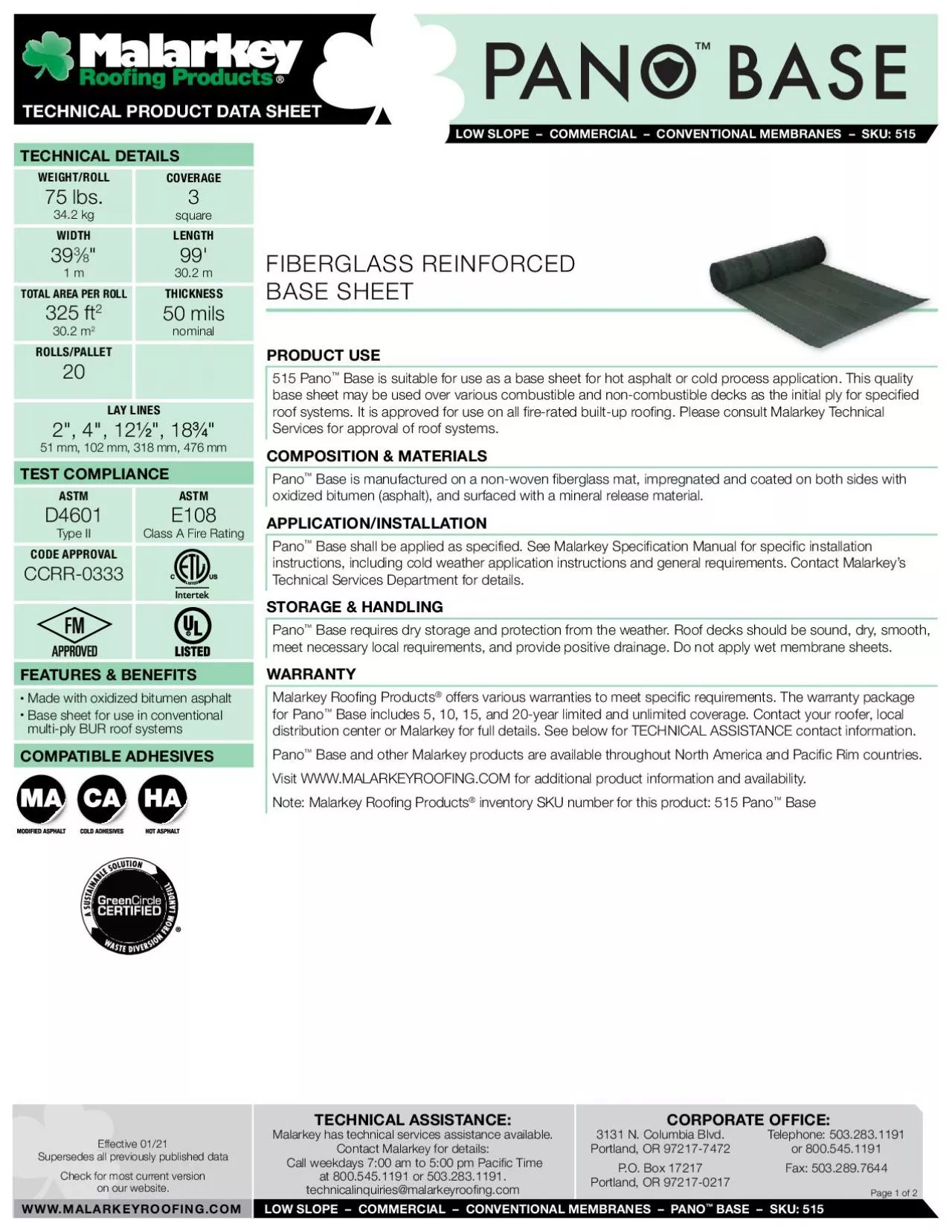 PDF-TECHNICAL PRODUCT DATA SHEET