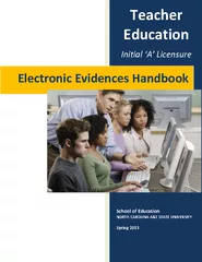 Teacher Education Initial Licensure Electronic Evidenc