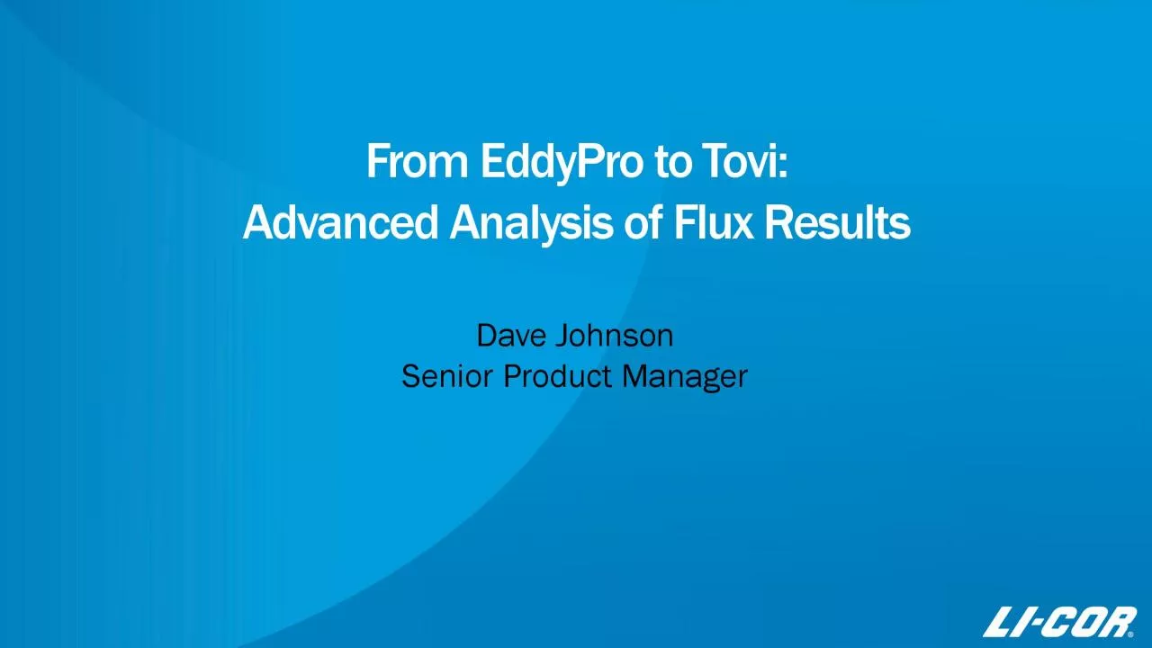 PDF-Advanced Analysis of Flux Results