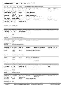 psNET Jail Management System Report