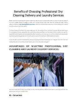 Benefits of Choosing Professional Dry Cleaning Delivery and Laundry Services - Hello Laundry