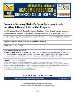 International Journal of Academic Research in Business and