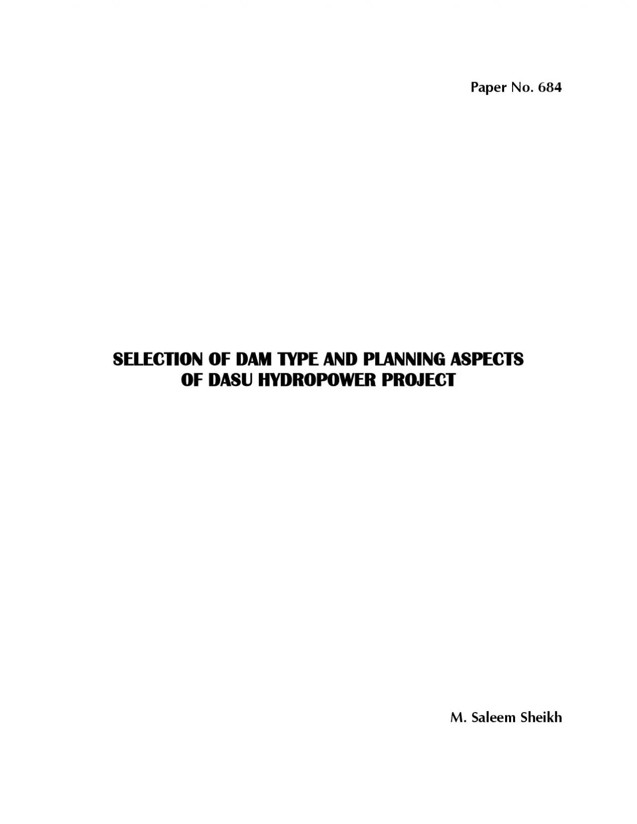 PDF-SELECTION OF DAM TYP