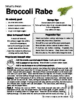 Broccoli Rabe