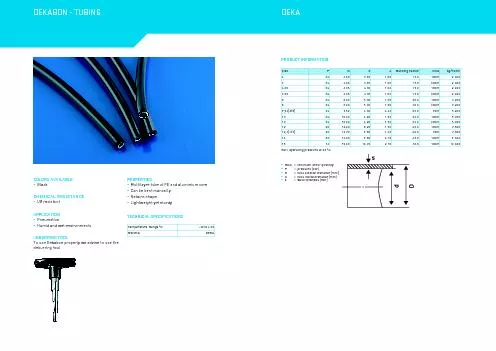 PDF-DEKABON TUBING