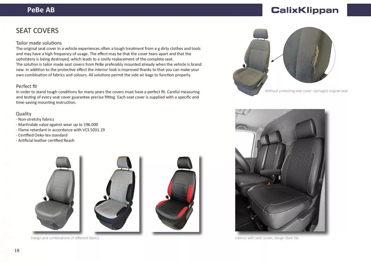 PDF-Without protecting seat cover damaged original seat