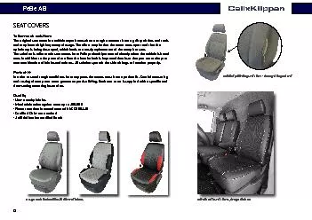 Without protecting seat cover  damaged original seat