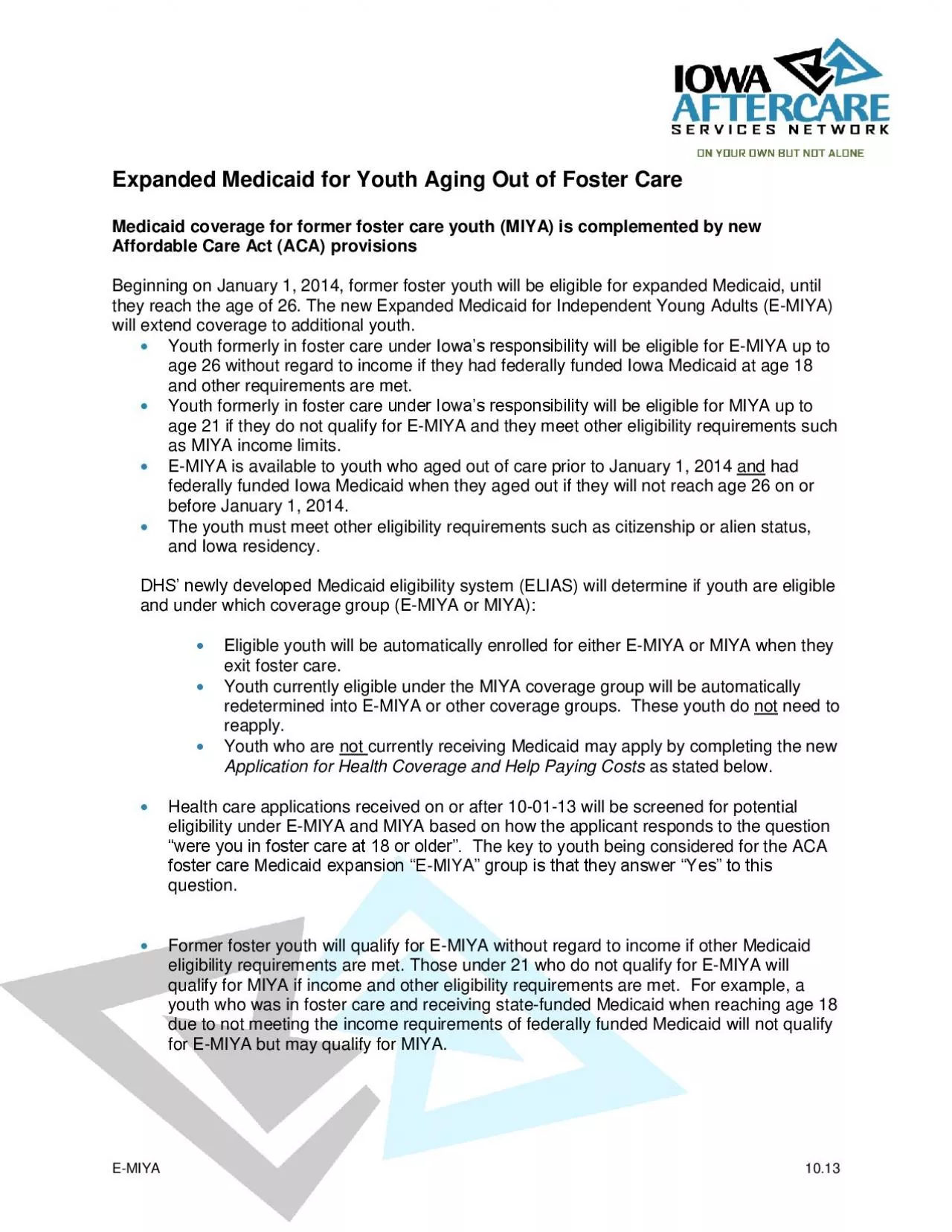 PDF-Medicaid for Youth Aging Out of Foster Care