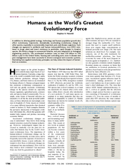 REVIEW EVOLUTION Humans as the Worlds Greatest Evoluti