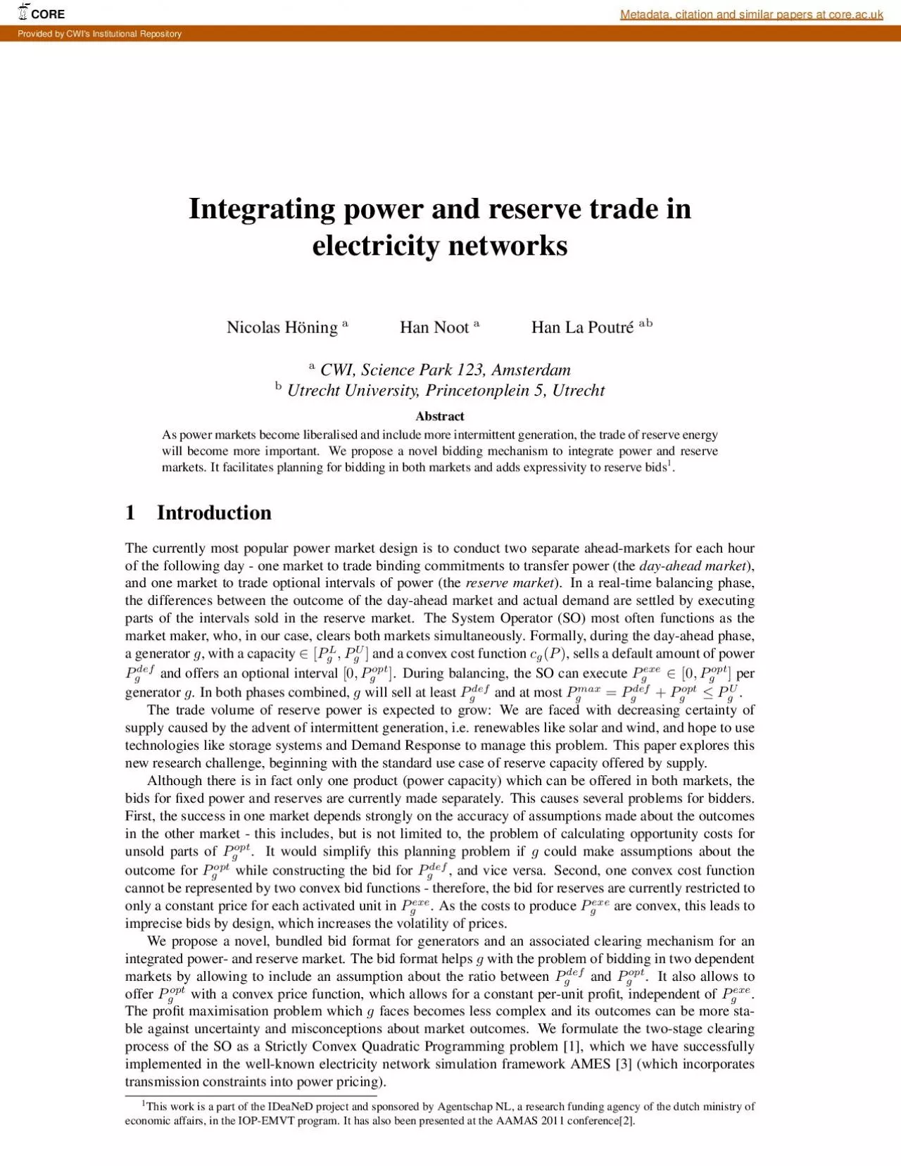 PDF-IntegratingpowerandreservetradeinelectricitynetworksNicolasHoningaHa