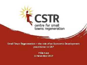 Small Town Regeneration