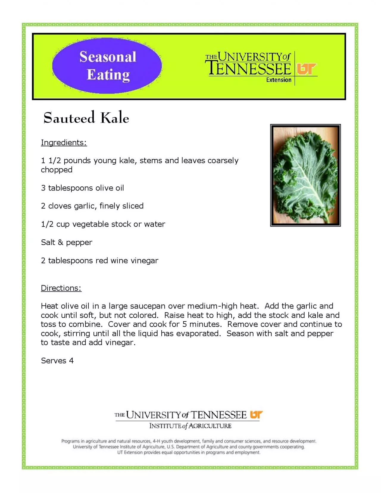 PDF-Sauteed Kale