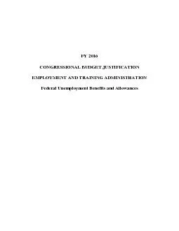 FY 2016CONGRESSIONAL BUDGET JUSTIFICATIONEMPLOYMENT AND TRAINING ADMIN