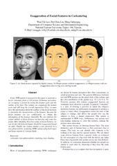 Exaggeration of Facial Features in Caricaturing Wan Ch