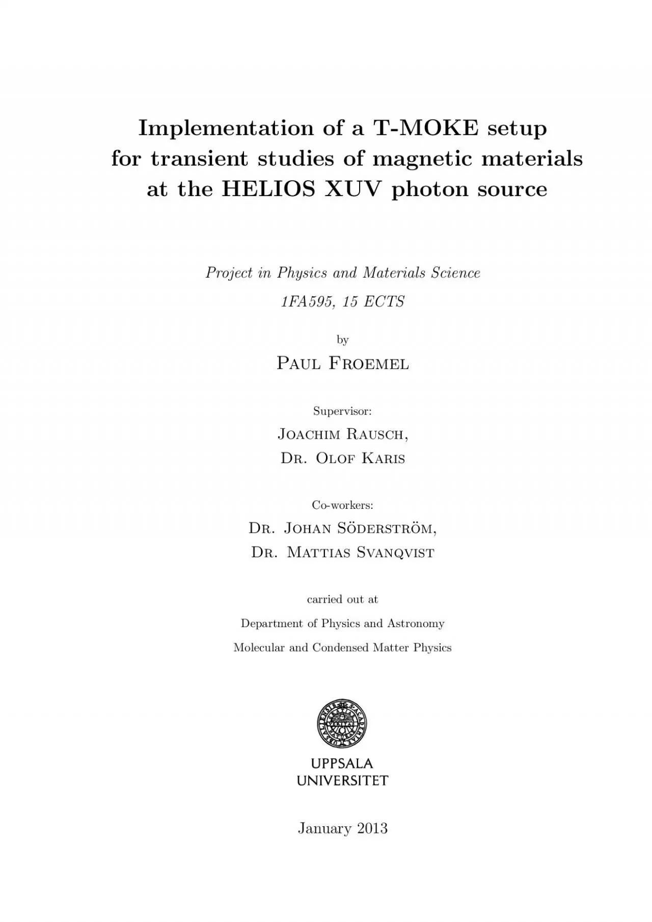 PDF-ImplementationofaTMOKEsetupfortransientstudiesofmagneticmaterialsatth