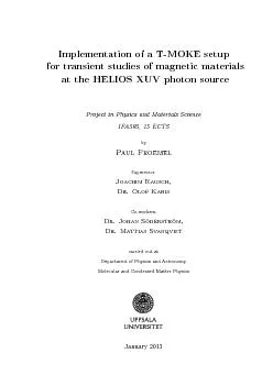 ImplementationofaTMOKEsetupfortransientstudiesofmagneticmaterialsatth