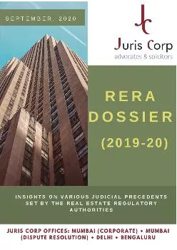 PDF-Juris Corp in the RERA Space