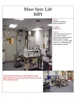 Mass Spec Lab