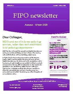 FIPO newsletter