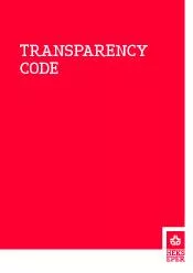 TRANSPARENCY CODE