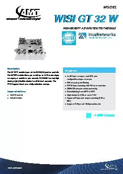 Description32 W module is part of the TANGRAM product portfolio angra