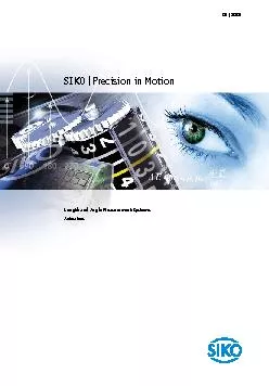 SIKO Precision in MotionWhat we stand for 133