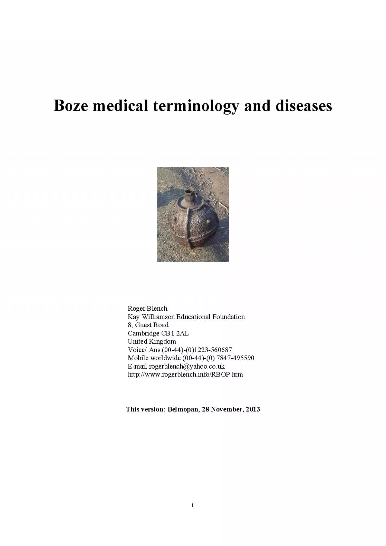 PDF-i Boze medical terminology and diseases