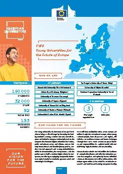 The Young Universities for the Future ofEurope YUFE