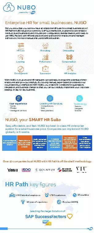 Enterprise HR for small businesses NUBODid you know that you can now