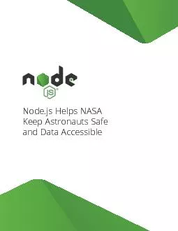 Nodejs Helps NASA Keep Astronauts Safe