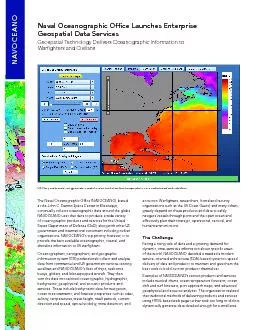 The Naval Oceanographic Of31ce NAVOCEANO based