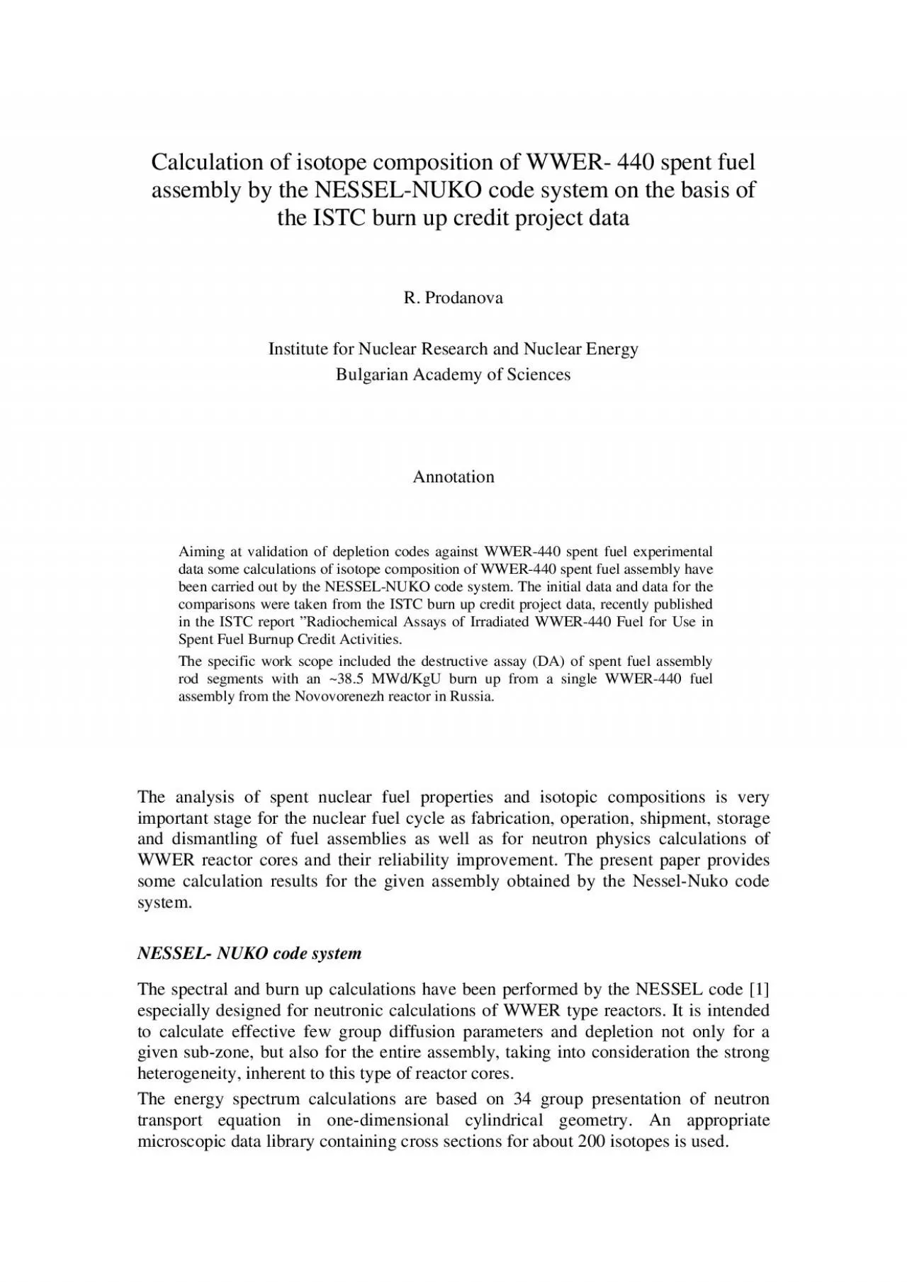 PDF-Table 2 Numbering of specimens under consideration