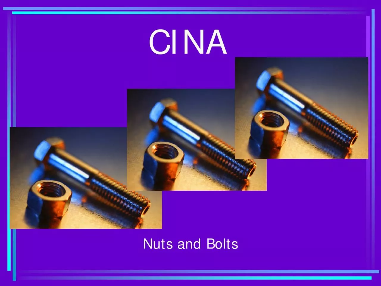 PDF-CINANuts and Bolts