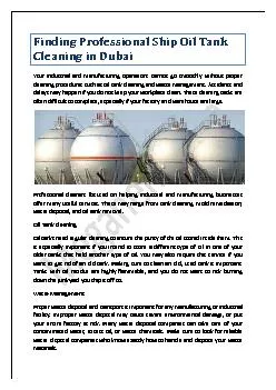 Finding Professional Ship Oil Tank Cleaning in Dubai