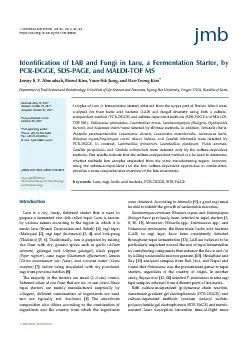 J Microbiol BiotechnolJ Microbiol Biotechnol 2018281 3239