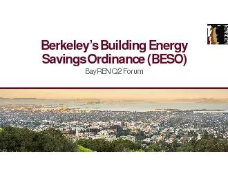 PDF-Berkeley146s Building EnergySavings Ordinance BESOBayRENQ2 Forum