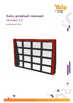 16 December 2015Version 12Sutu product manual