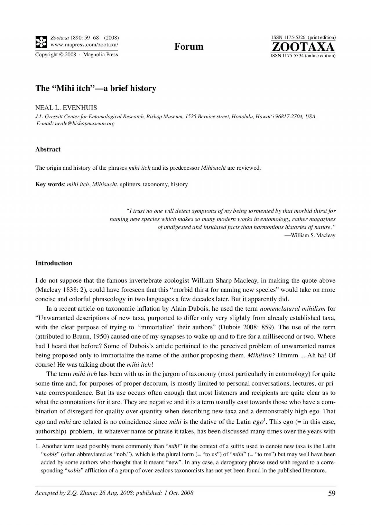 PDF-Accepted by ZQ Zhang 26 Aug 2008 published 1 Oct 2008