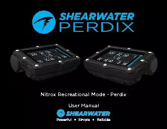 Nitrox Recreational Mode  Perdix