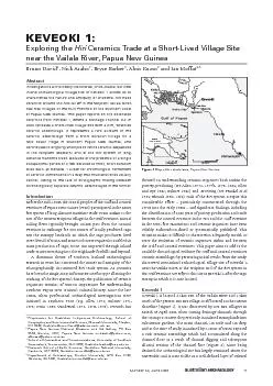 Investigations at the newly discovered oncecoastal but now inland ar