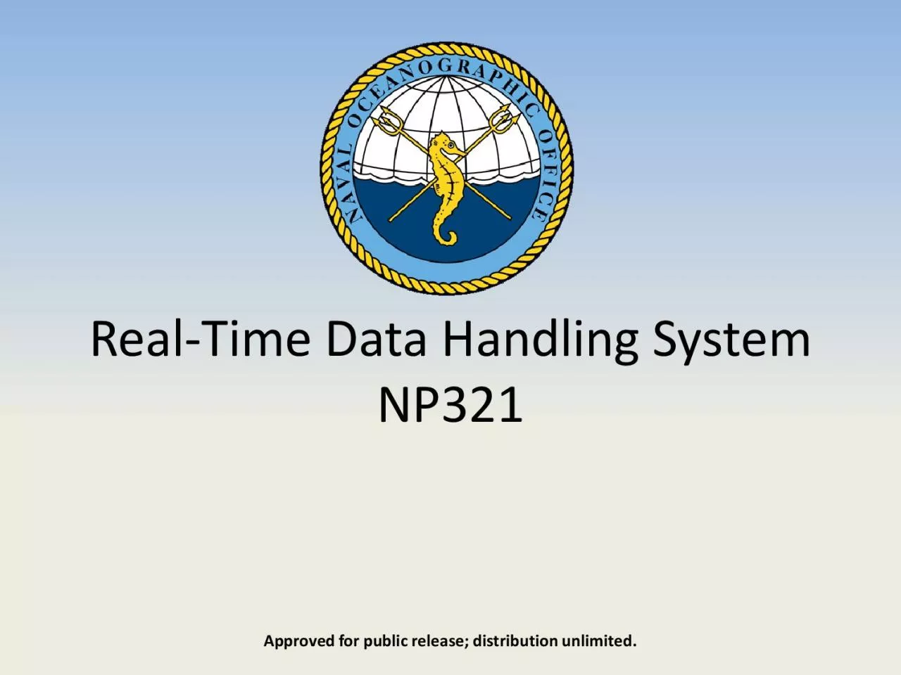 PDF-RealTime Data Handling SystemNP321Approved for public release distrib