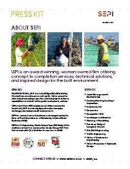 Founded in 2001 SEPI is a fully integrated consultancy