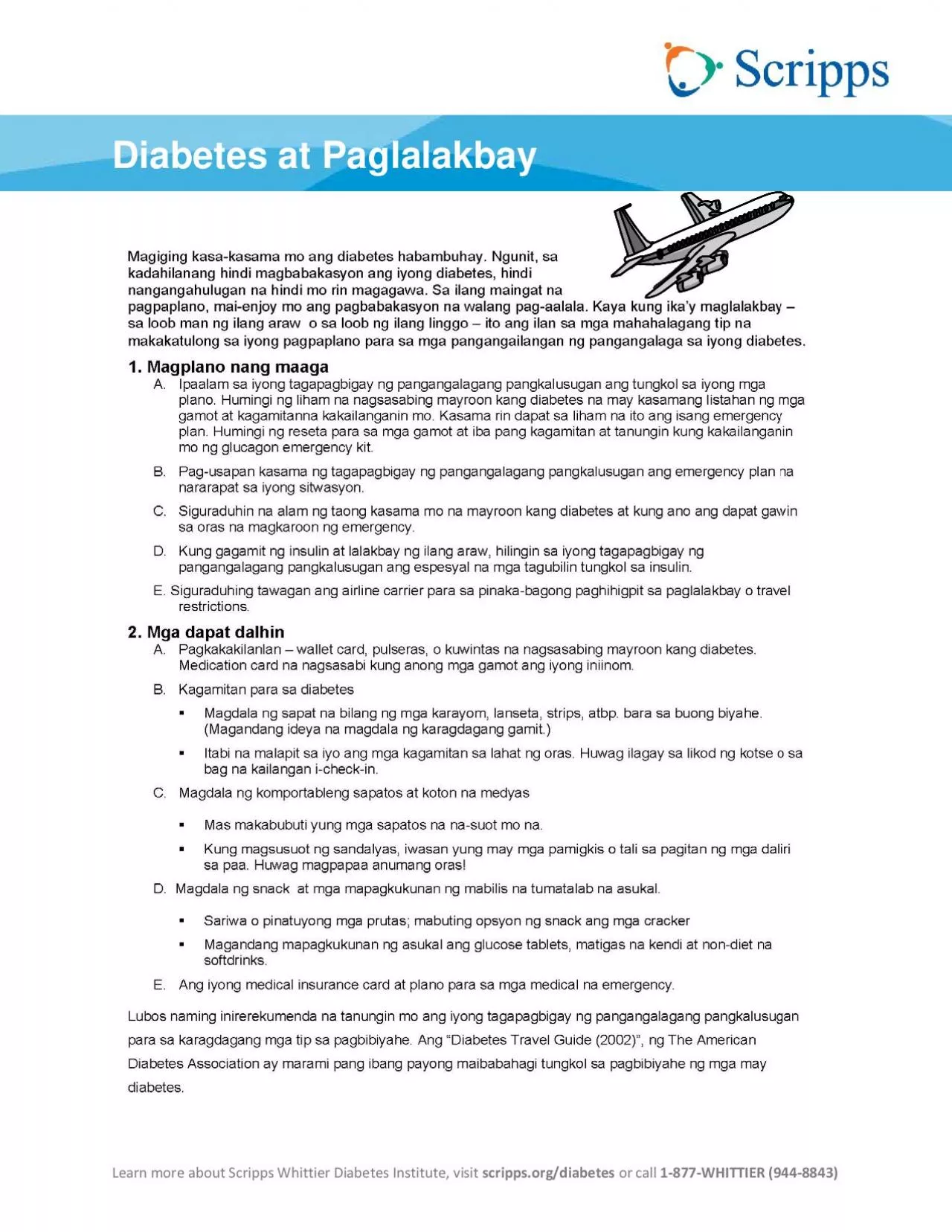 PDF-Diabetes at Paglalakbay