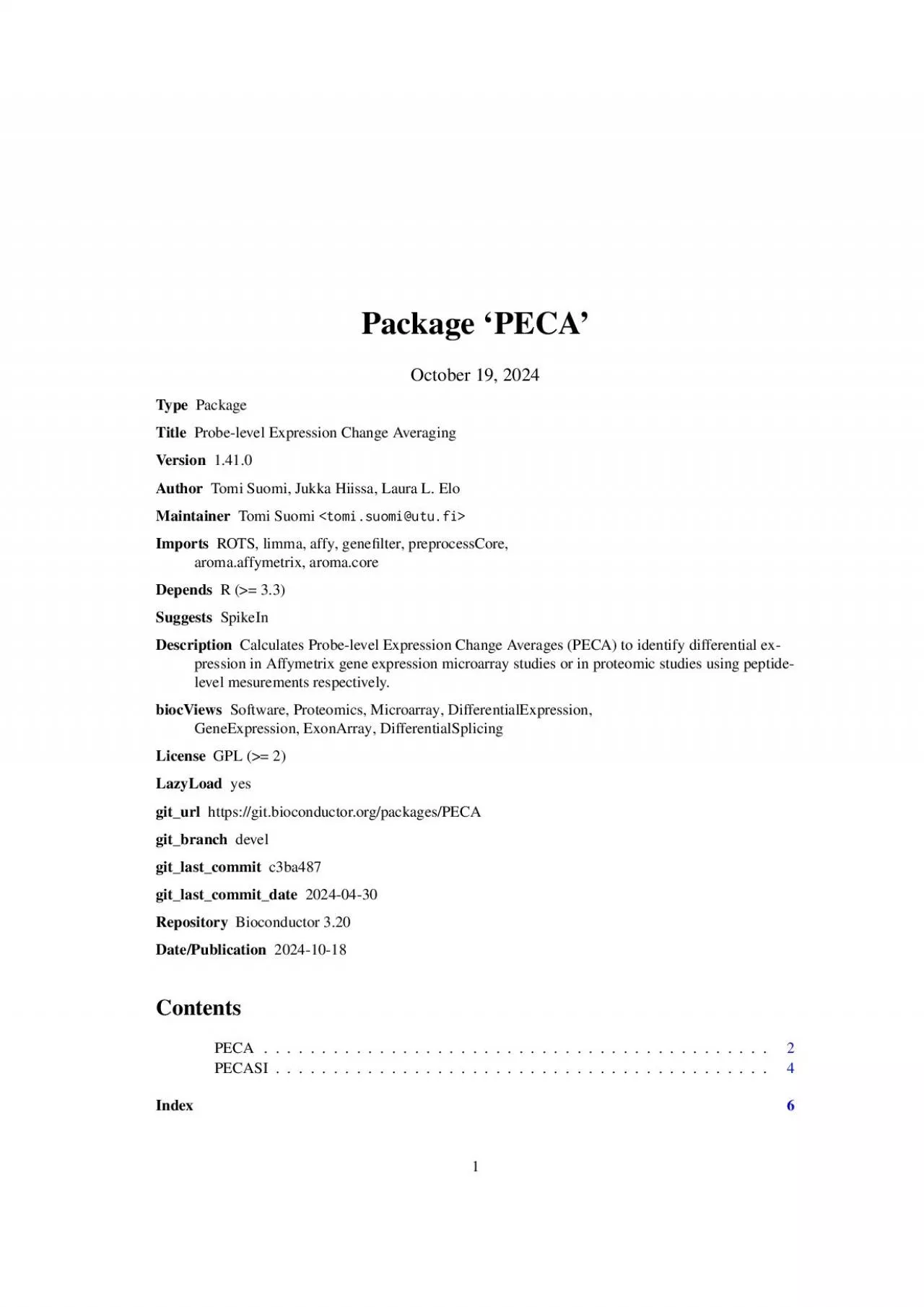 PDF-PackagePECAJuly52021TypePackageTitleProbelevelExpressionChangeAver