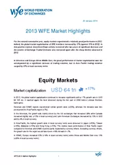 WFE  Mark et Highlights January   WFE Market Highlight