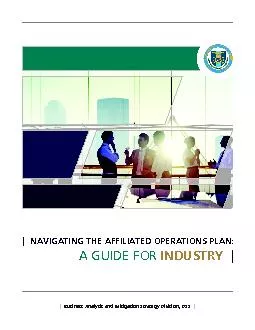 NAVIGATING THE AFFILIATED OPERATIONS PLAN