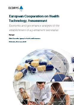 European Cooperation on Health Technology AssessmentEconomic and gover