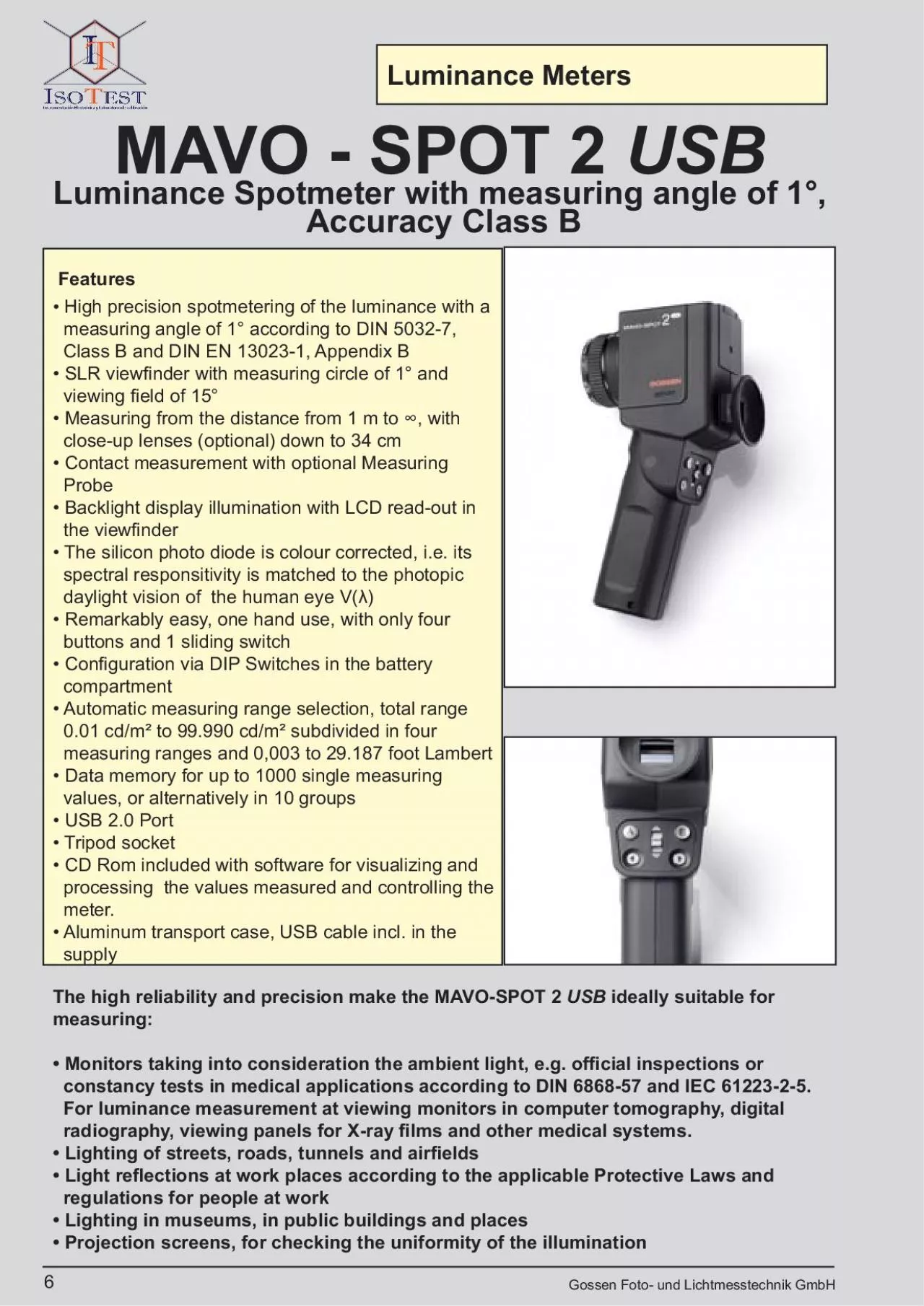 PDF-Luminance Meters