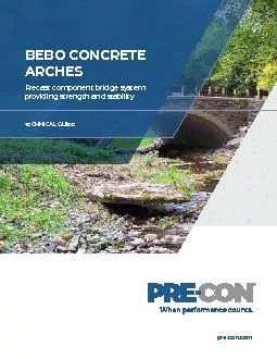 preconcomPrecast component bridge systemproviding strength and stabi