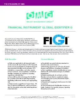 FINANCIAL INSTRUMENT GLOBAL IDENTIFIER